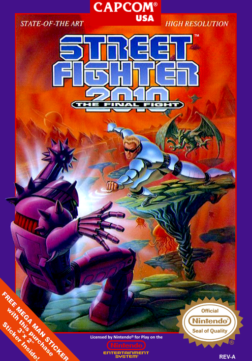 Street Fighter 2010 - The Final Fight (USA) box art